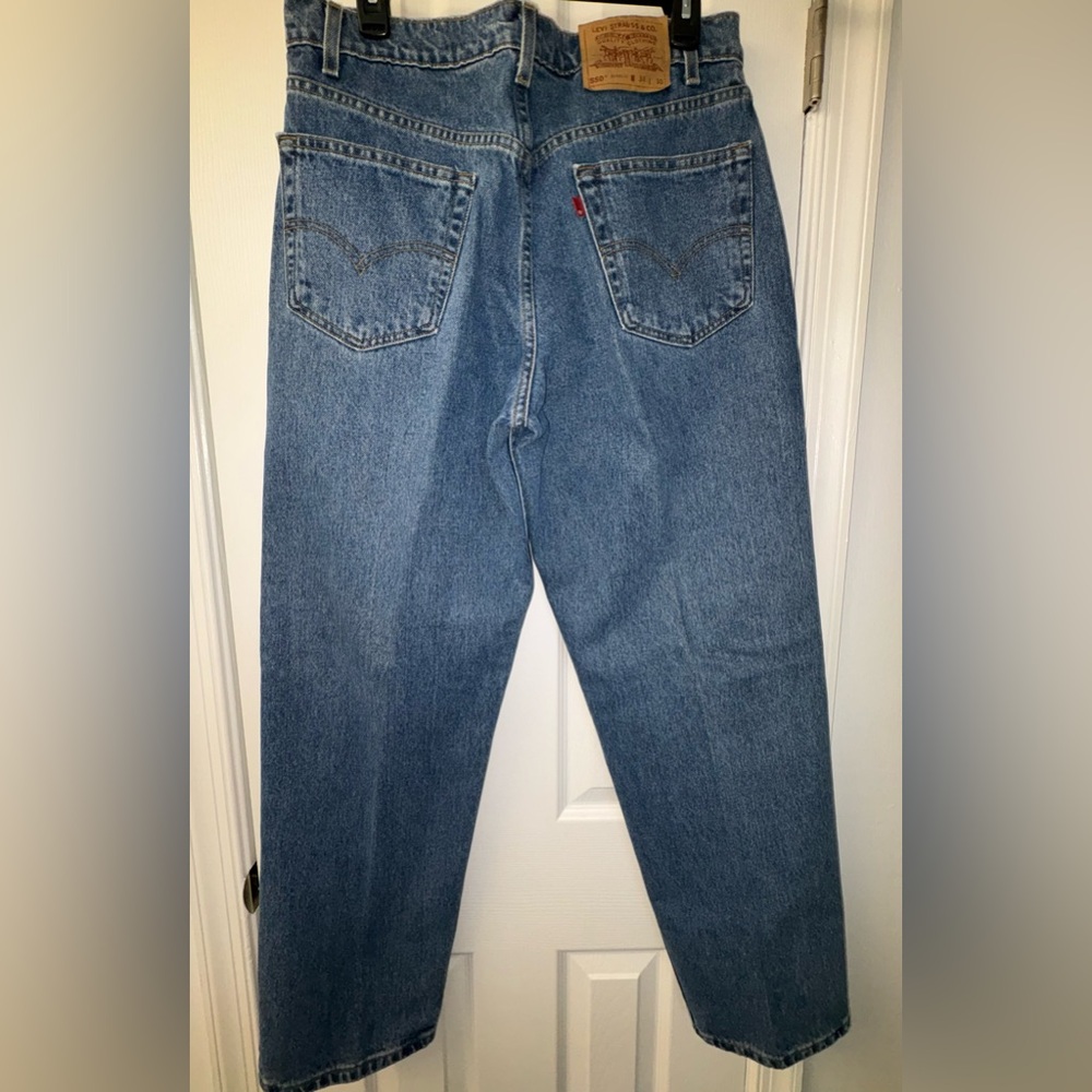 Levi’s 550 Relaxed Fit Jeans 34x30 Vintage Red Tab 90s Denim - Picture 9 of 10